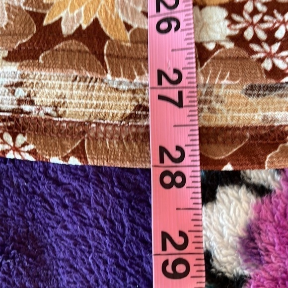 Melloday Women’s brown cream floral blouse tunic size large NWOT - Picture 7 of 9